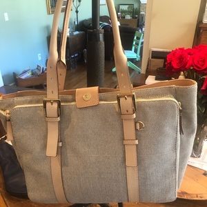 India hicks tote. Fits computer